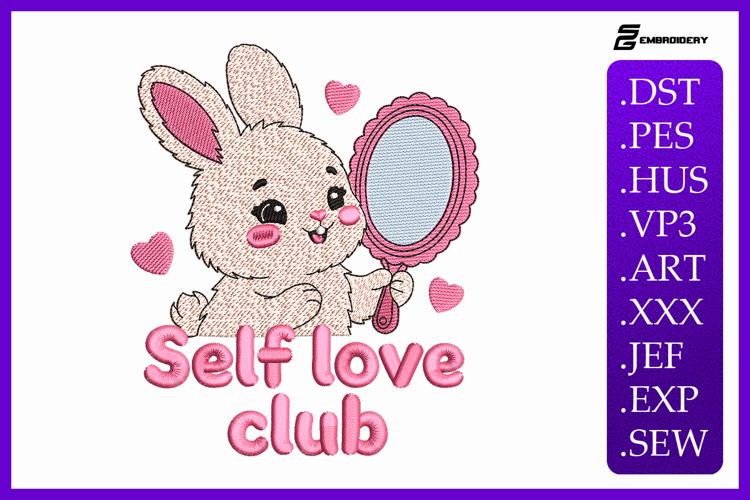 Bunny Embroidery Image 5