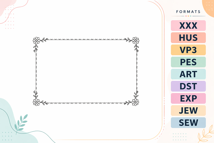 Frame Embroidery Designs Image 7