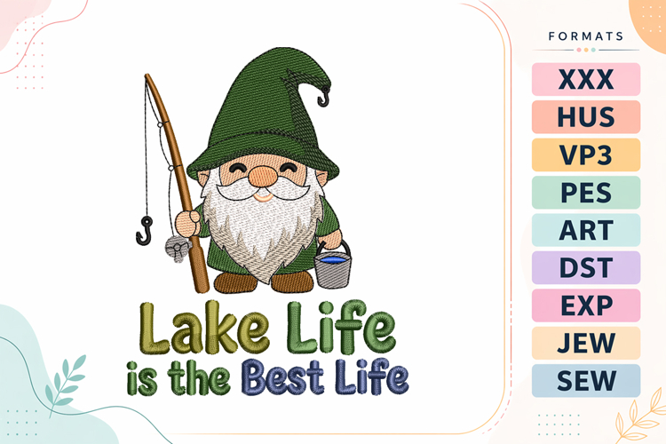 Gnome Embroidery Designs Image 14