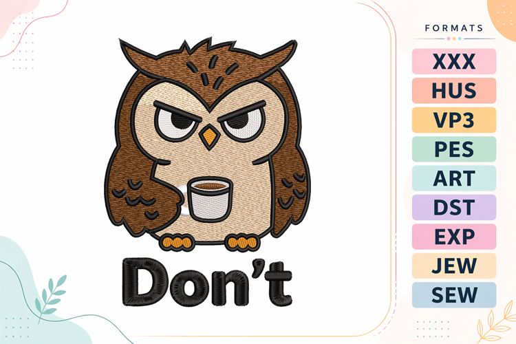 Coffee Embroidery Designs Image 18