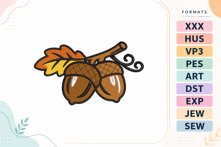 Leaves Embroidery Designs Image 2