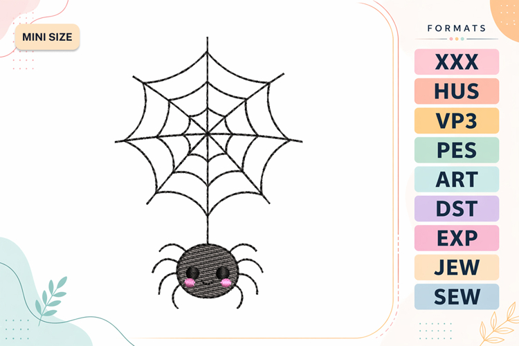 Spider Web Embroidery Image 3