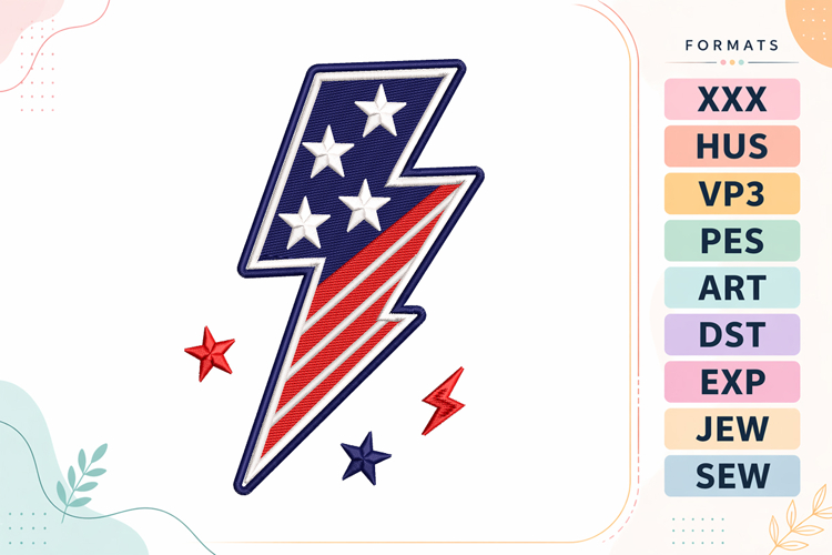 4th Of July Embroidery Designs Image 5