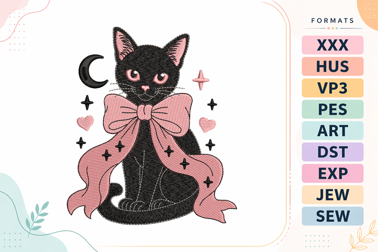 Bow Embroidery Designs Image 17