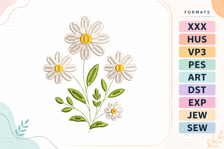 Wildflower Embroidery Designs Image 13