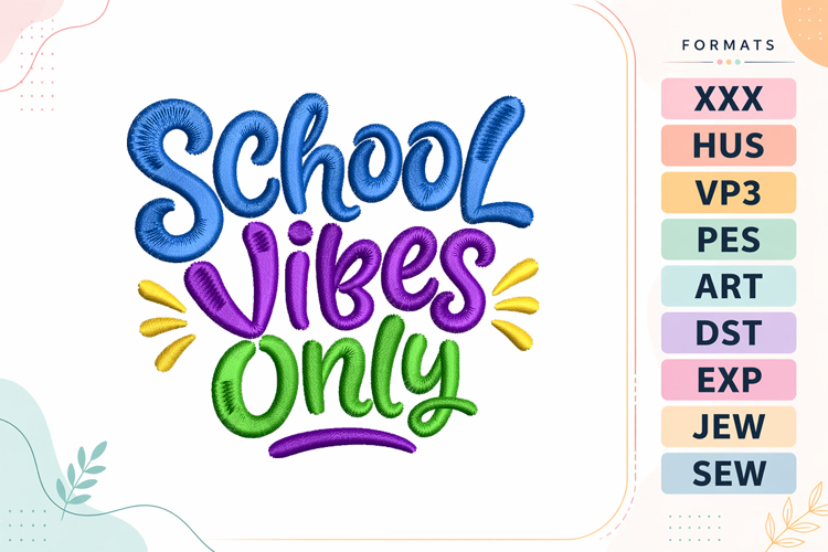 Teacher Embroidery Designs Image 7