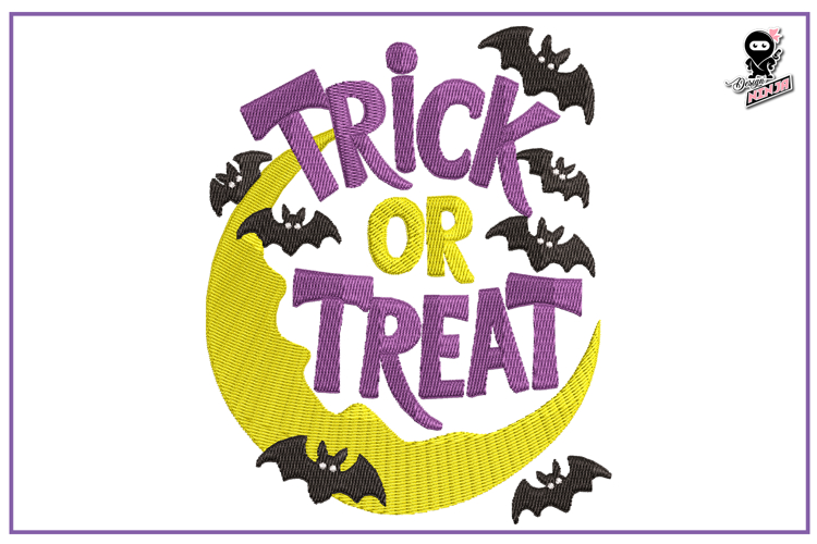 Trick or Treat | Halloween Embroidery Design