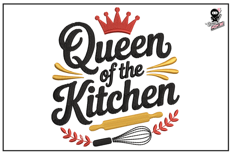 Queen of the Kitchen | Machine Embroidery Design
