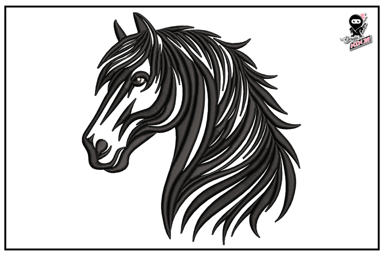 Horse | Animal Embroidery Design