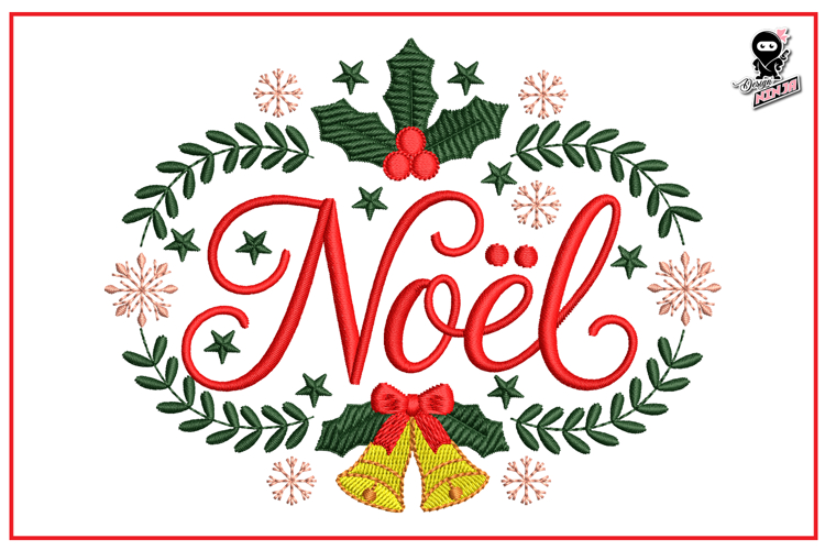 Noel| Christmas Machine Embroidery Design