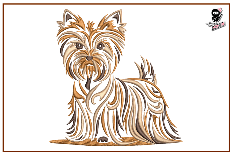 Chihuahua Dog | Tribal Animal Embroidery Design
