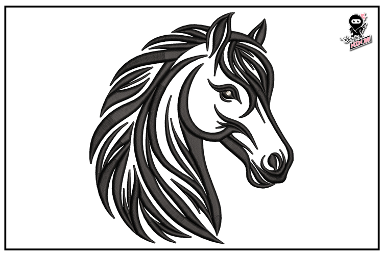 Horse | Animal Embroidery Design