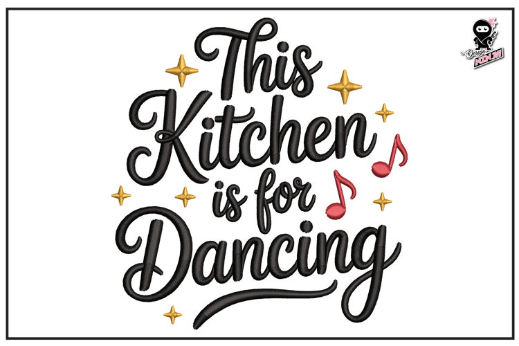 Kitchen Quote | Family Embroidery Design