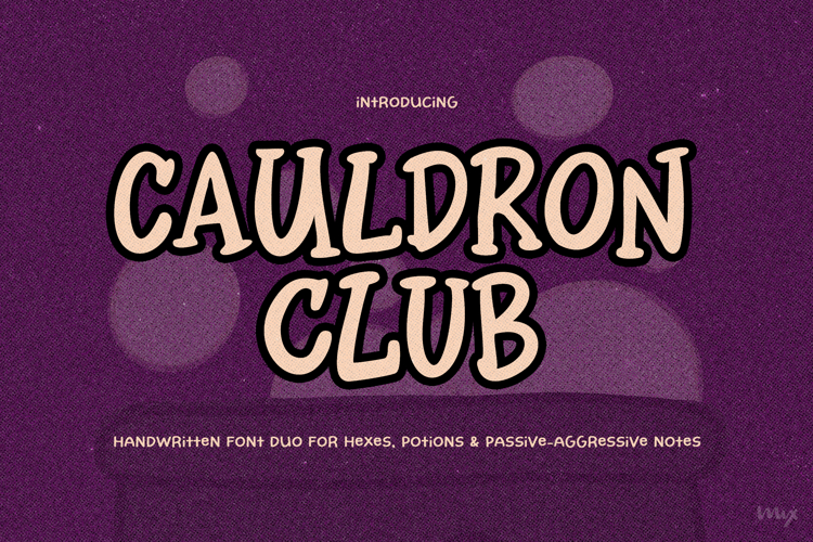 Cauldron Club - A Witchy Font Duo