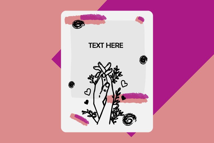 Creative paper notes and card design