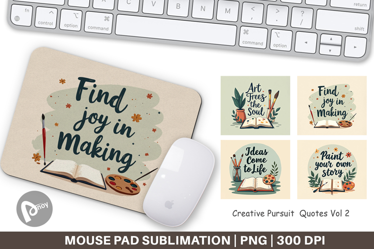 Mouse Pad Creative Pursuit Quotes