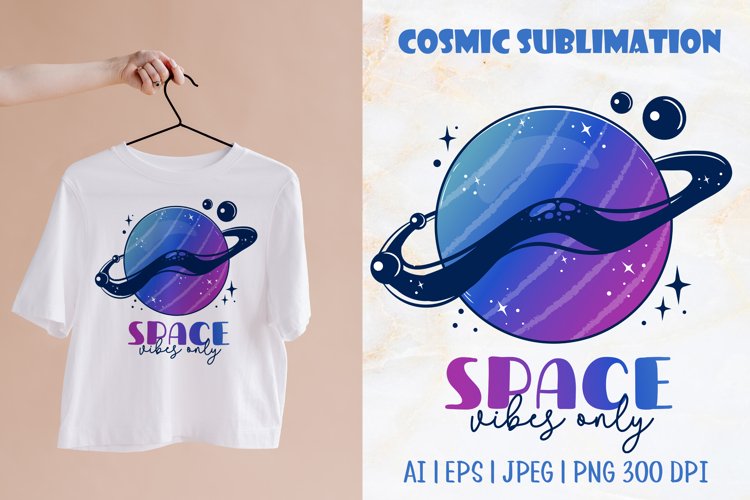 Space vibes TShirt Design