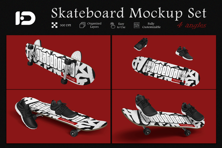 Skateboard Mockup Set