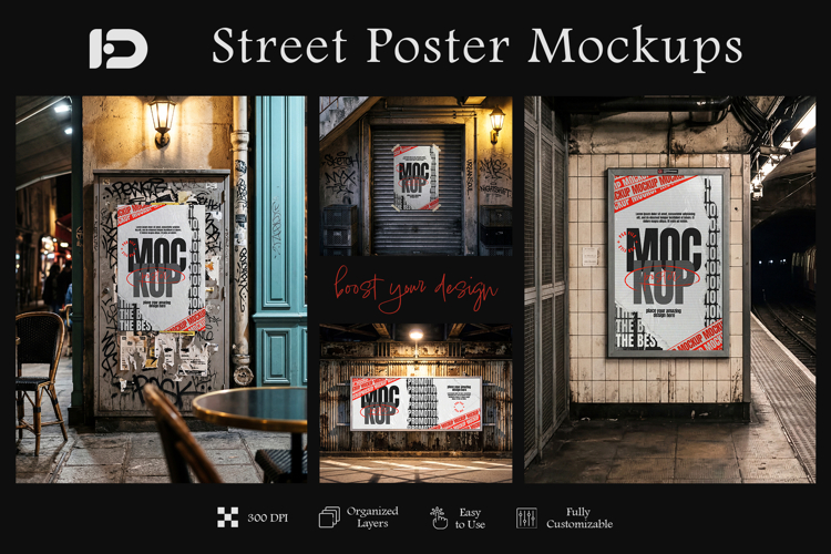 Street Poster Mockup
