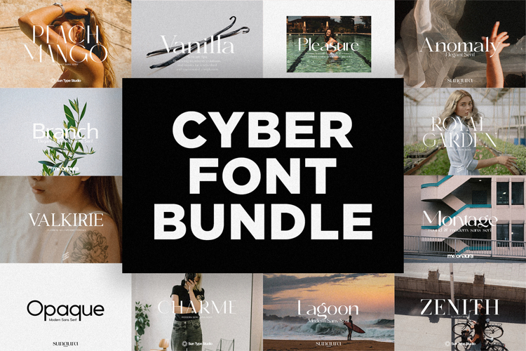 CYBER FONT BUNDLE