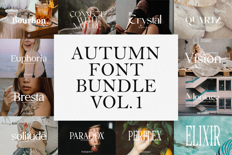 Autumn Font Bundle Vol.1