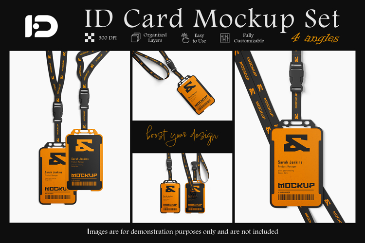 ID Card Mockup Set