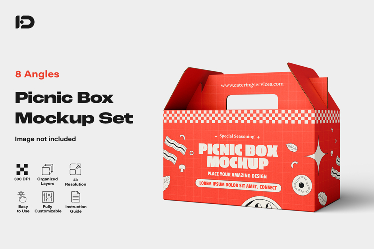 Picnic Box Mockup Set
