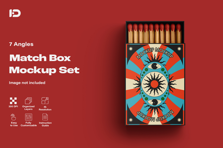 Match Box Mockup Set