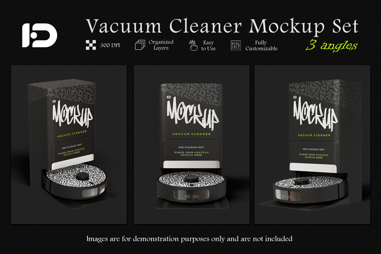 Vacuum Cleaner Mockup Set