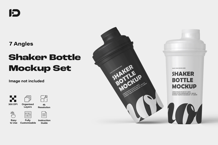Shaker Bottle Mockup Set