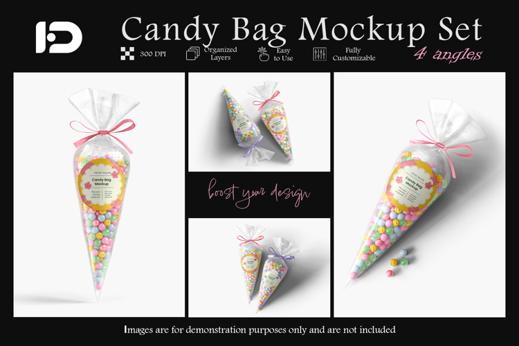 Candy Bag Mockup Set
