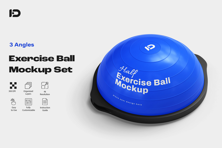 Exercise Ball Mockup Set