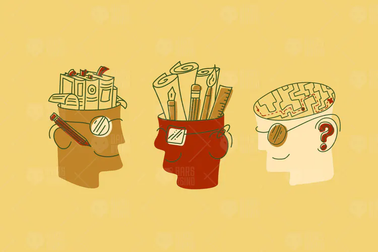Creative Mind Heads - 3 Illustrations