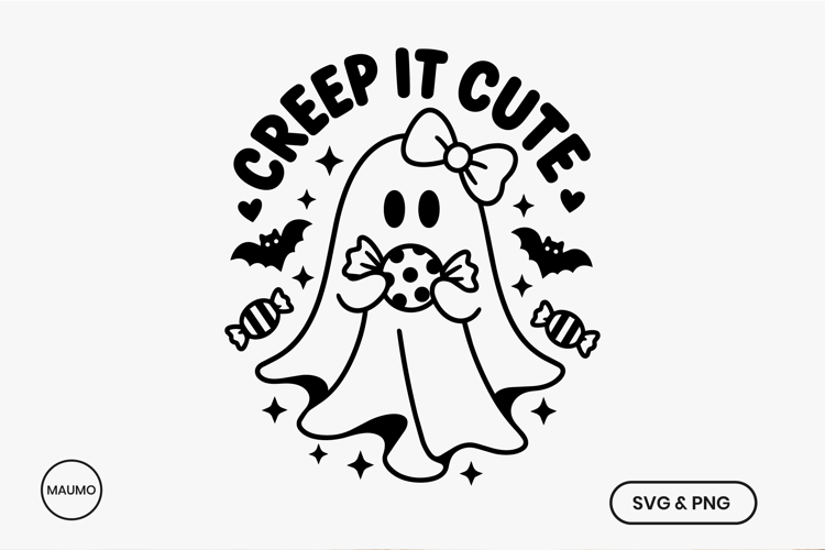 Creep It Cute Girly Halloween Ghost