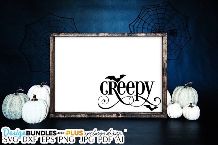 Creepy SVG | Halloween / Fall example image 1