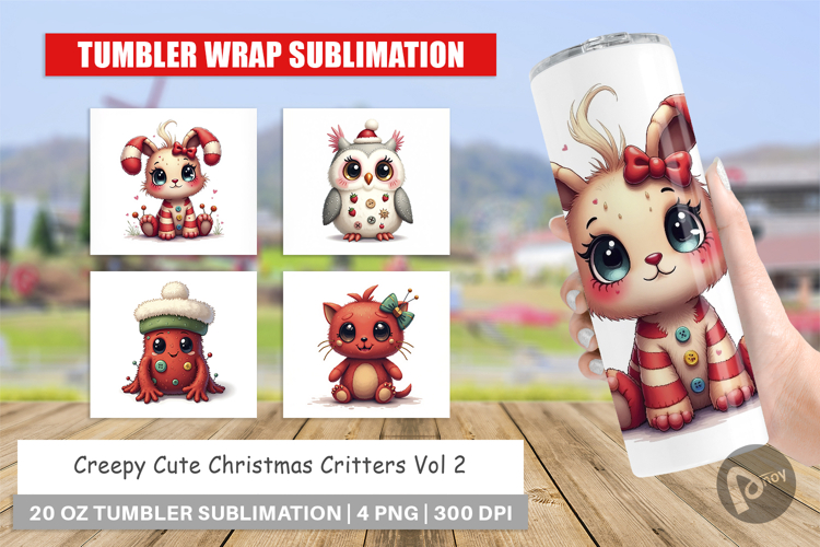 Creepy Cute Christmas Tumbler