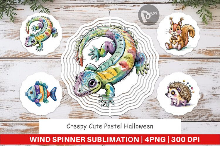 Wind Spinner Creepy Cute Pastel Halloween example image 1