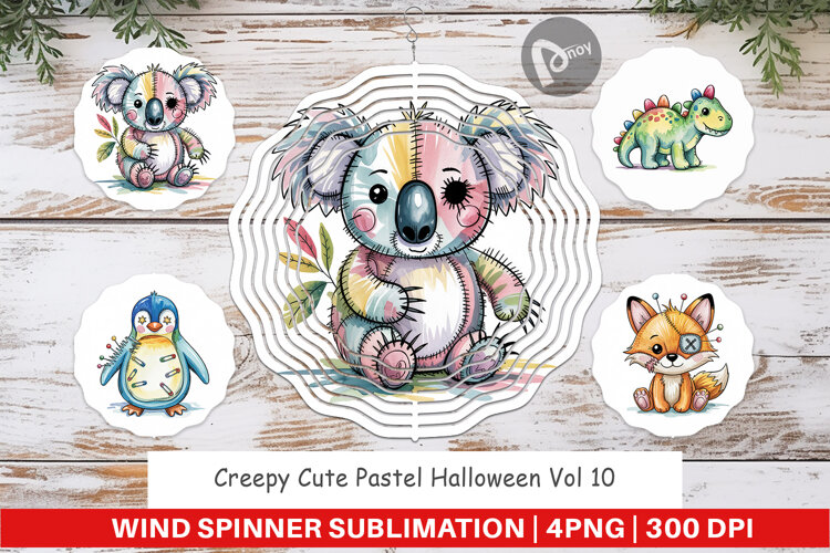 Wind Spinner Creepy Cute Pastel Halloween example image 1
