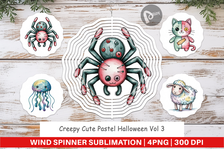 Wind Spinner Creepy Cute Pastel Halloween