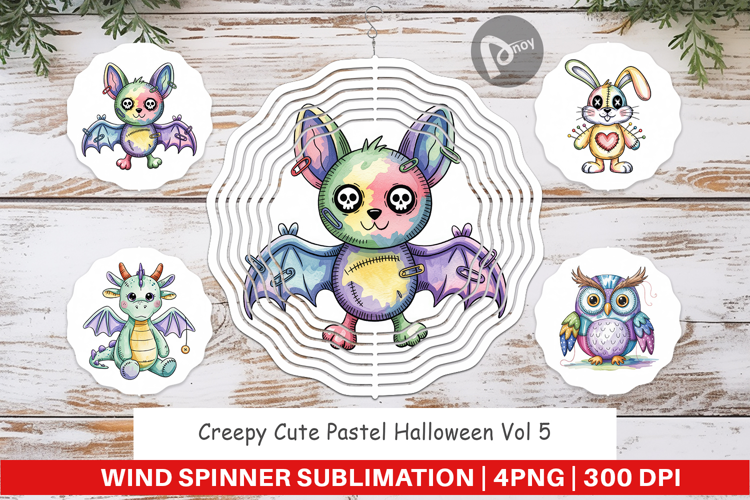 Wind Spinner Creepy Cute Pastel Halloween