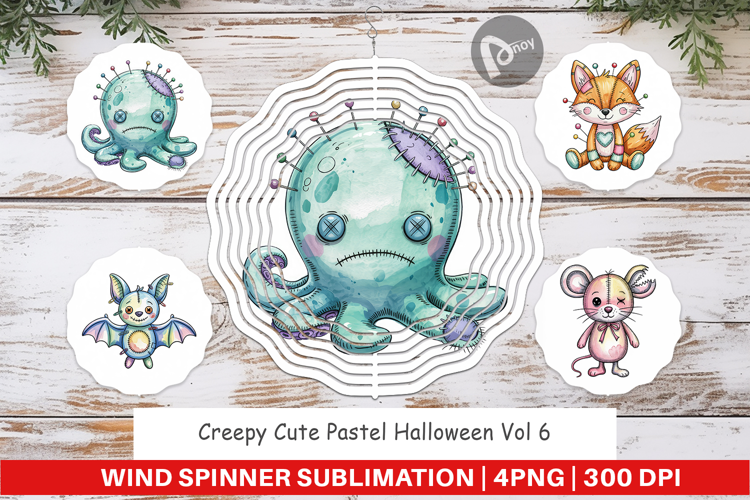 Wind Spinner Creepy Cute Pastel Halloween