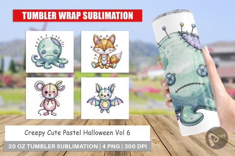 Tumbler Creepy Cute Pastel Halloween