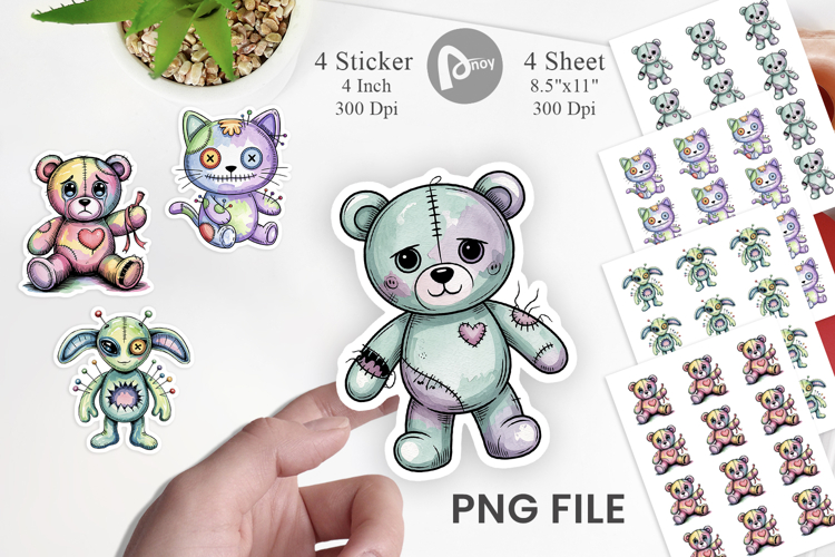 Creepy Cute Pastel Halloween Sticker