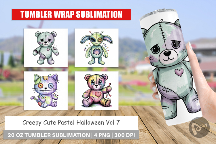 Tumbler Creepy Cute Pastel Halloween