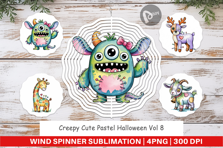 Wind Spinner Creepy Cute Pastel Halloween