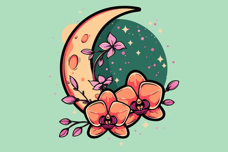 Orchid Clipart Image 20