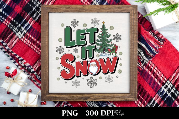 Let It Snow Christmas Png