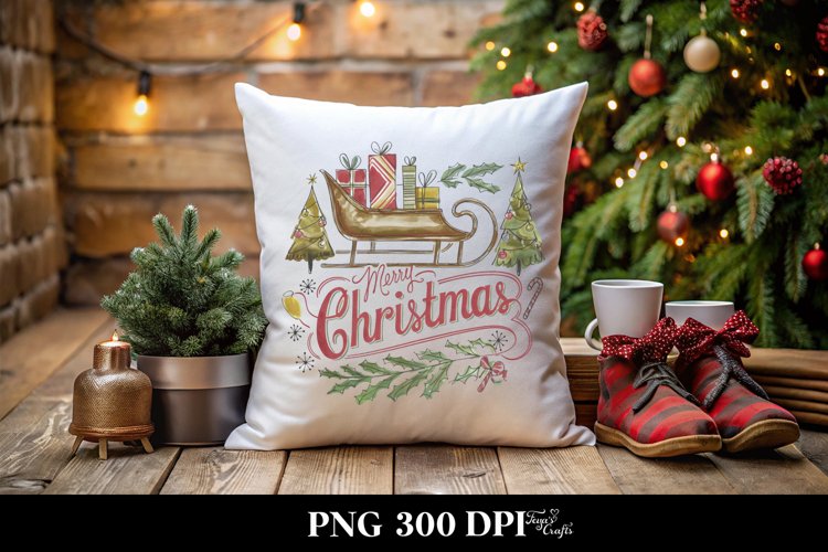 colorful Merry Christmas Png