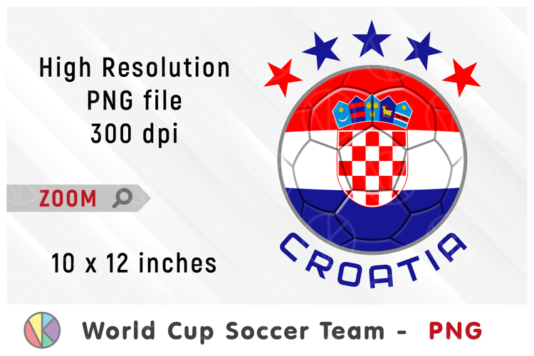 Croatia National Team Soccer Ball. World Cup 2026