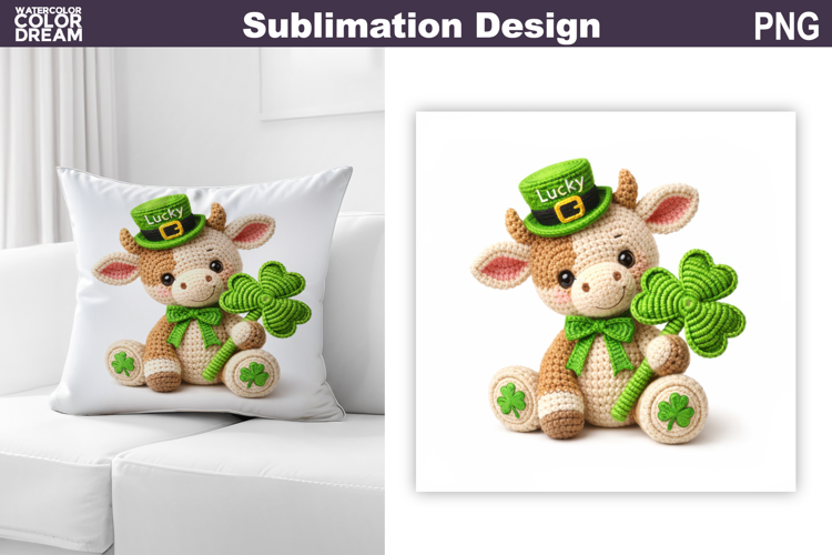 Animal St. Patric's Day Pillow Design | Crochet Turtle Clove